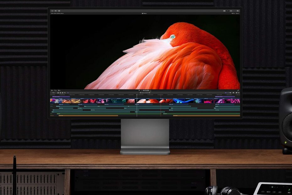 Pro Display XDR video editing