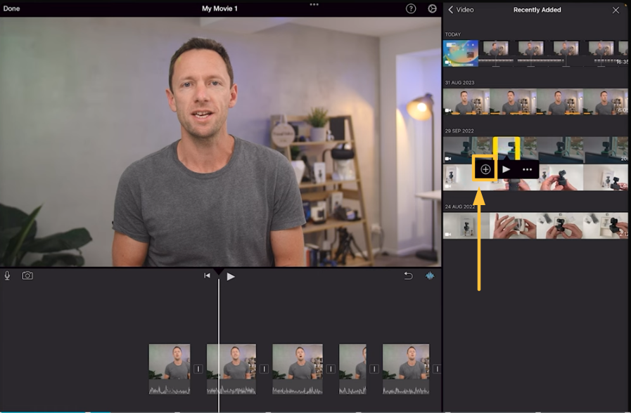 video editing with an iphone